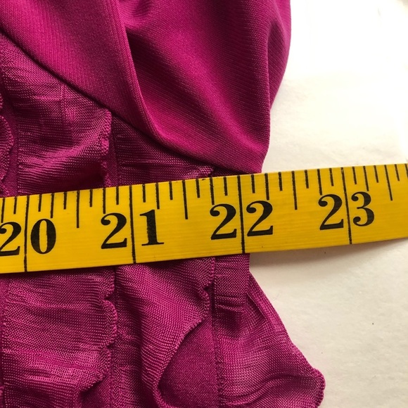 Antthony Original pink long sleeve ruffle Top XL - Picture 7 of 8